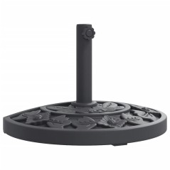 vidaXL Sonnenschirmständer für Ø38/48 mm Mast 9 kg Halbrund