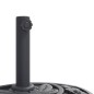 vidaXL Sonnenschirmständer für Ø38/48 mm Mast 9 kg Halbrund vidaXL Sonnenschirmständer für Ø38/48 mm Mast 9 kg Halbrund