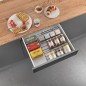 Metaltex Gewürzregale mit 4 Ablagen X-Pand 2 Stk. Schwarz Metaltex Gewürzregale mit 4 Ablagen X-Pand 2 Stk. Schwarz
