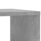 vidaXL Beistelltisch mit Rollen Betongrau 50x30x55 cm Holzwerkstoff vidaXL Beistelltisch mit Rollen Betongrau 50x30x55 cm Holzwerkstoff