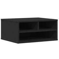 vidaXL Druckerständer Schwarz 49x40x22,5 cm Holzwerkstoff