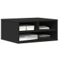 vidaXL Druckerständer Schwarz 49x40x22,5 cm Holzwerkstoff vidaXL Druckerständer Schwarz 49x40x22,5 cm Holzwerkstoff