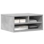 vidaXL Druckerständer Betongrau 49x40x22,5 cm Holzwerkstoff vidaXL Druckerständer Betongrau 49x40x22,5 cm Holzwerkstoff