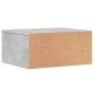 vidaXL Druckerständer Betongrau 49x40x22,5 cm Holzwerkstoff vidaXL Druckerständer Betongrau 49x40x22,5 cm Holzwerkstoff