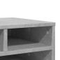 vidaXL Druckerständer Betongrau 49x40x22,5 cm Holzwerkstoff vidaXL Druckerständer Betongrau 49x40x22,5 cm Holzwerkstoff