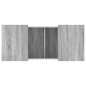 vidaXL Couchtisch Grau Sonoma 80x55x40 cm Holzwerkstoff vidaXL Couchtisch Grau Sonoma 80x55x40 cm Holzwerkstoff