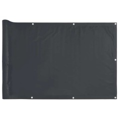 vidaXL Balkon-Sichtschutz Anthrazit 700x75 cm PVC