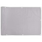 vidaXL Balkon-Sichtschutz Grau 400x75 cm PVC vidaXL Balkon-Sichtschutz Grau 400x75 cm PVC