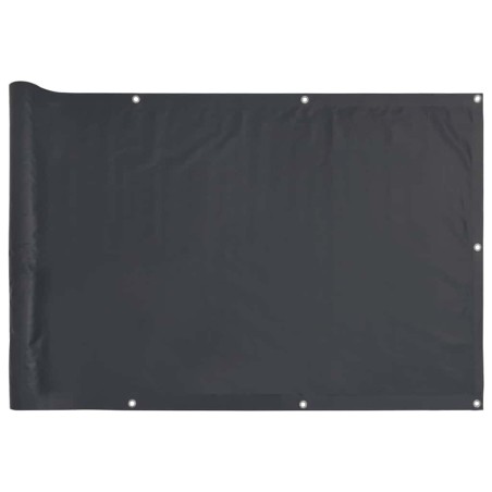 vidaXL Balkon-Sichtschutz Anthrazit 500x75 cm PVC