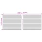 vidaXL Sichtschutzstreifen Steinoptik Grau 35x0,19 m PVC vidaXL Sichtschutzstreifen Steinoptik Grau 35x0,19 m PVC