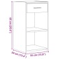vidaXL Nachttische 2 Stk. Schwarz 35x34x65 cm Holzwerkstoff vidaXL Nachttische 2 Stk. Schwarz 35x34x65 cm Holzwerkstoff