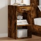 vidaXL Nachttische 2 Stk. Räuchereiche 35x34x65 cm Holzwerkstoff vidaXL Nachttische 2 Stk. Räuchereiche 35x34x65 cm Holzwerkstoff
