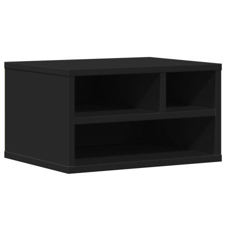 vidaXL Druckerständer Schwarz 40x32x22,5 cm Holzwerkstoff