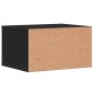 vidaXL Druckerständer Schwarz 40x32x22,5 cm Holzwerkstoff vidaXL Druckerständer Schwarz 40x32x22,5 cm Holzwerkstoff