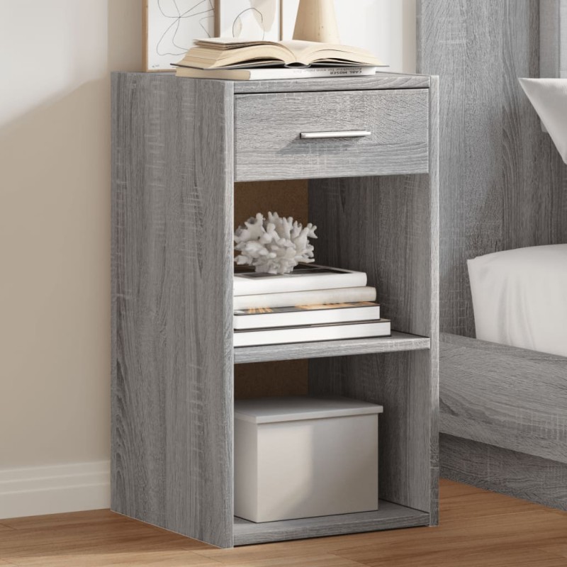 vidaXL Nachttische 2 Stk. Grau Sonoma 35x34x65 cm Holzwerkstoff vidaXL Nachttische 2 Stk. Grau Sonoma 35x34x65 cm Holzwerkstoff