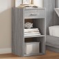 vidaXL Nachttische 2 Stk. Grau Sonoma 35x34x65 cm Holzwerkstoff vidaXL Nachttische 2 Stk. Grau Sonoma 35x34x65 cm Holzwerkstoff