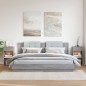 vidaXL Nachttische 2 Stk. Grau Sonoma 35x34x65 cm Holzwerkstoff vidaXL Nachttische 2 Stk. Grau Sonoma 35x34x65 cm Holzwerkstoff