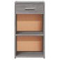 vidaXL Nachttische 2 Stk. Grau Sonoma 35x34x65 cm Holzwerkstoff vidaXL Nachttische 2 Stk. Grau Sonoma 35x34x65 cm Holzwerkstoff