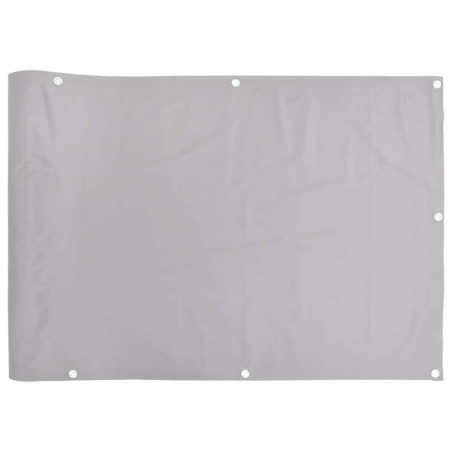vidaXL Balkon-Sichtschutz Grau 600x75 cm PVC
