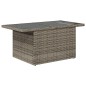 vidaXL 8-tlg. Garten-Sofagarnitur mit Kissen Grau Poly Rattan vidaXL 8-tlg. Garten-Sofagarnitur mit Kissen Grau Poly Rattan