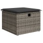 vidaXL 8-tlg. Garten-Sofagarnitur mit Kissen Grau Poly Rattan vidaXL 8-tlg. Garten-Sofagarnitur mit Kissen Grau Poly Rattan