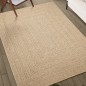 vidaXL Teppich ZIZUR 240x340 cm Jute-Optik Indoor und Outdoor vidaXL Teppich ZIZUR 240x340 cm Jute-Optik Indoor und Outdoor