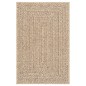vidaXL Teppich ZIZUR 240x340 cm Jute-Optik Indoor und Outdoor vidaXL Teppich ZIZUR 240x340 cm Jute-Optik Indoor und Outdoor