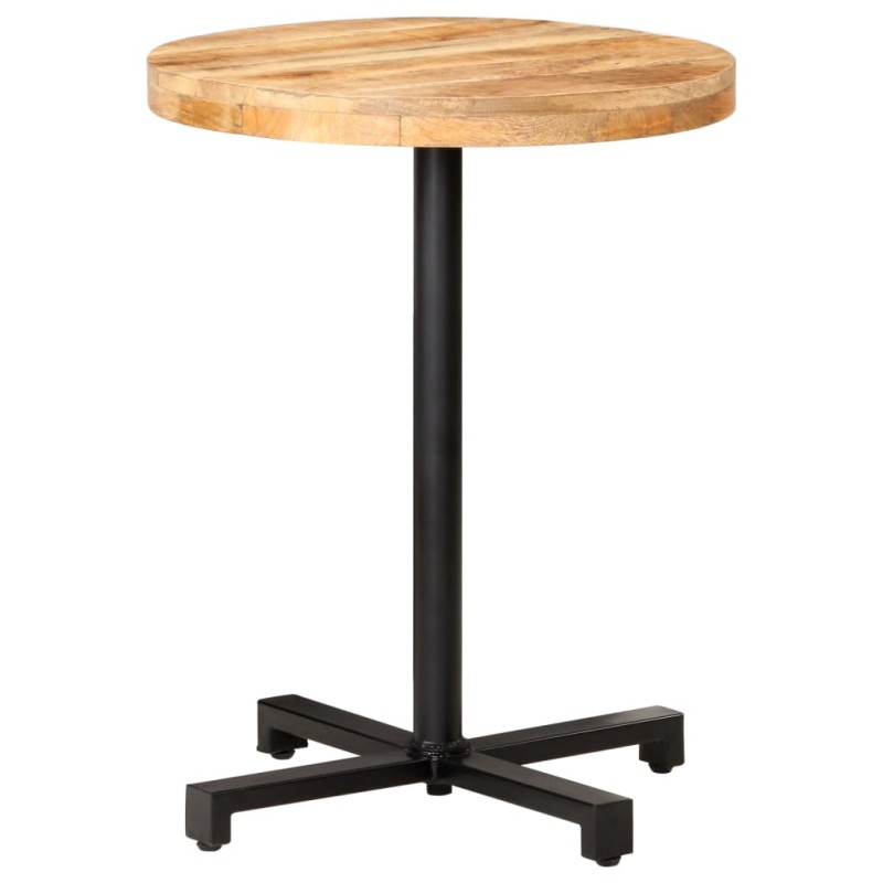 vidaXL Bistrotisch Rund Ø60x75 cm Raues Mangoholz vidaXL Bistrotisch Rund Ø60x75 cm Raues Mangoholz