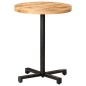 vidaXL Bistrotisch Rund Ø60x75 cm Raues Mangoholz vidaXL Bistrotisch Rund Ø60x75 cm Raues Mangoholz