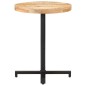 vidaXL Bistrotisch Rund Ø60x75 cm Raues Mangoholz vidaXL Bistrotisch Rund Ø60x75 cm Raues Mangoholz