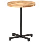 vidaXL Bistrotisch Rund Ø60x75 cm Raues Mangoholz vidaXL Bistrotisch Rund Ø60x75 cm Raues Mangoholz