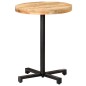 vidaXL Bistrotisch Rund Ø60x75 cm Raues Mangoholz vidaXL Bistrotisch Rund Ø60x75 cm Raues Mangoholz