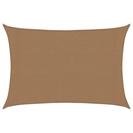 vidaXL Sonnensegel 160 g/m² Taupe 3x4,5 m HDPE