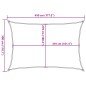 vidaXL Sonnensegel 160 g/m² Taupe 3x4,5 m HDPE vidaXL Sonnensegel 160 g/m² Taupe 3x4,5 m HDPE