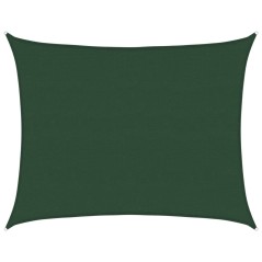 vidaXL Sonnensegel 160 g/m² Dunkelgrün 6x7 m HDPE