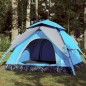 vidaXL Kuppel-Campingzelt 3 Personen Blau Quick Release vidaXL Kuppel-Campingzelt 3 Personen Blau Quick Release