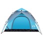 vidaXL Kuppel-Campingzelt 3 Personen Blau Quick Release vidaXL Kuppel-Campingzelt 3 Personen Blau Quick Release