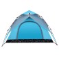 vidaXL Kuppel-Campingzelt 3 Personen Blau Quick Release vidaXL Kuppel-Campingzelt 3 Personen Blau Quick Release