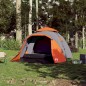 vidaXL Kuppel-Campingzelt 3 Personen Grau und Orange Quick Release vidaXL Kuppel-Campingzelt 3 Personen Grau und Orange Quick Release