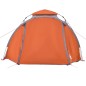 vidaXL Kuppel-Campingzelt 3 Personen Grau und Orange Quick Release vidaXL Kuppel-Campingzelt 3 Personen Grau und Orange Quick Release