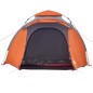 vidaXL Kuppel-Campingzelt 3 Personen Grau und Orange Quick Release vidaXL Kuppel-Campingzelt 3 Personen Grau und Orange Quick Release