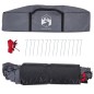 vidaXL Kuppel-Campingzelt 3 Personen Grau und Orange Quick Release vidaXL Kuppel-Campingzelt 3 Personen Grau und Orange Quick Release