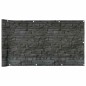 vidaXL Balkon-Sichtschutz Steinoptik Grau 1000x75 cm PVC vidaXL Balkon-Sichtschutz Steinoptik Grau 1000x75 cm PVC