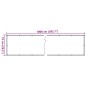 vidaXL Balkon-Sichtschutz Steinoptik Grau 1000x75 cm PVC vidaXL Balkon-Sichtschutz Steinoptik Grau 1000x75 cm PVC