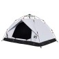 vidaXL Kuppel-Campingzelt 2 Personen Weiß Verdunkelt Quick Release vidaXL Kuppel-Campingzelt 2 Personen Weiß Verdunkelt Quick Release