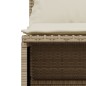 vidaXL 4-tlg. Garten-Sofagarnitur mit Kissen Beige Poly Rattan vidaXL 4-tlg. Garten-Sofagarnitur mit Kissen Beige Poly Rattan