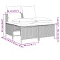 vidaXL 4-tlg. Garten-Sofagarnitur mit Kissen Beige Poly Rattan vidaXL 4-tlg. Garten-Sofagarnitur mit Kissen Beige Poly Rattan