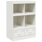 vidaXL Highboard Weiß 67x39x95 cm Stahl vidaXL Highboard Weiß 67x39x95 cm Stahl