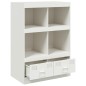 vidaXL Highboard Weiß 67x39x95 cm Stahl vidaXL Highboard Weiß 67x39x95 cm Stahl