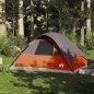 vidaXL Kuppel-Familienzelt 6 Personen Orange Wasserdicht vidaXL Kuppel-Familienzelt 6 Personen Orange Wasserdicht